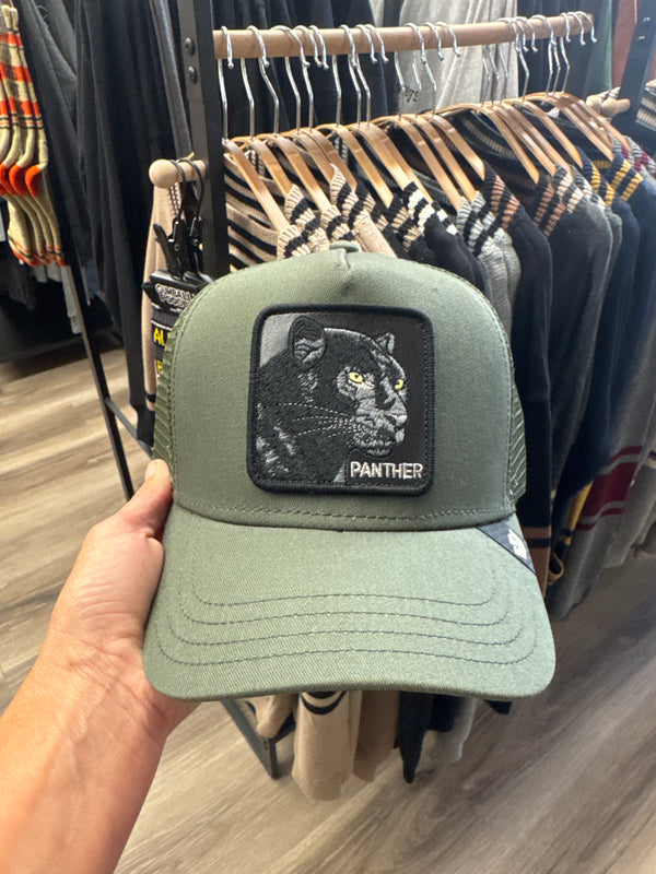 Goorin Bros - Panther - Olive Green Meshback