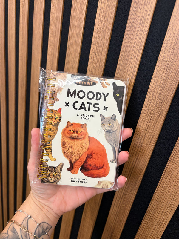 Moody Cats Sticker Book