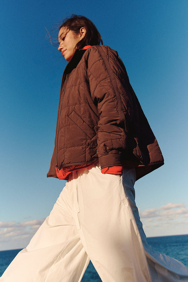 Free People - Pippa Packable Puffer - Cocoa