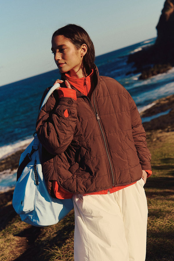 Free People - Pippa Packable Puffer - Cocoa