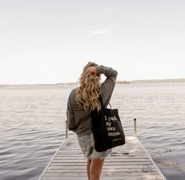 Southwest Tote Bag - I paddle my own canoe