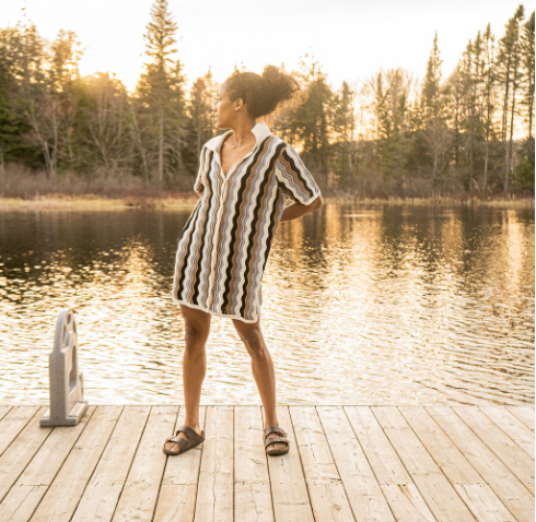 Tides Beach Cover Up - Knit Dress - Swim