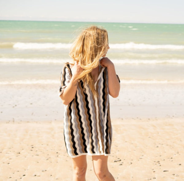 Tides Beach Cover Up - Knit Dress - Swim